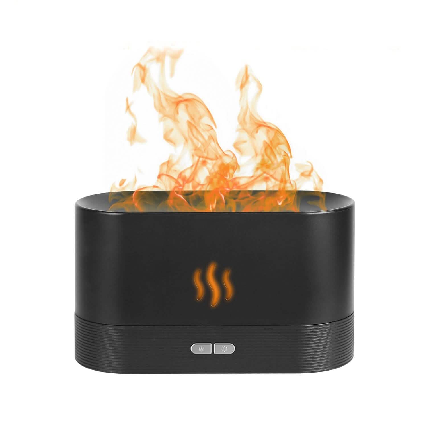 3D Flame Air Humidifier Warm White Health & Wellness - Tophatter Daily Deals
