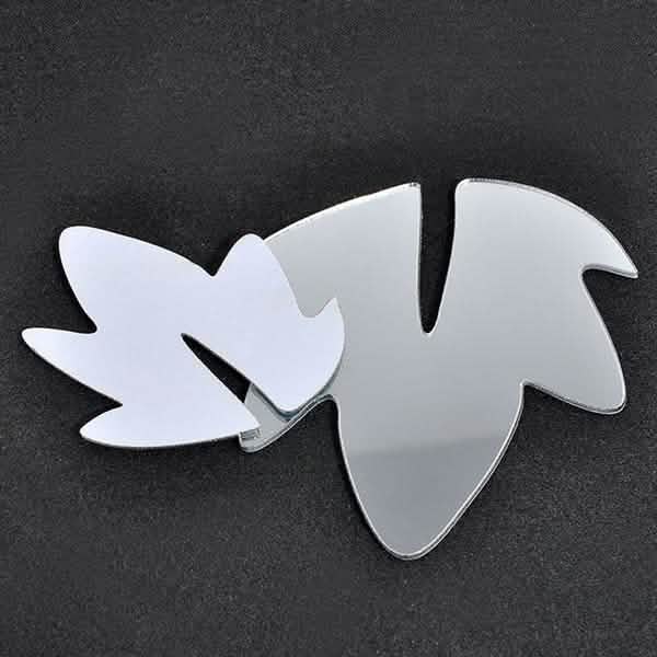 3D Mirror Flower Removable Wall Sticker Furniture & Decor - Tophatter Daily Deals