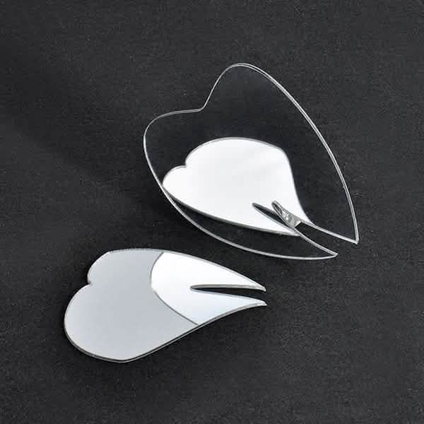 3D Mirror Flower Removable Wall Sticker Furniture & Decor - Tophatter Daily Deals