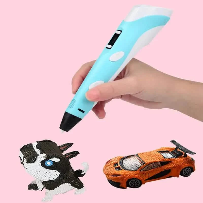 3D Printing Pen With Display - Includes 3D Pen School, Office & Art Supplies - Tophatter Daily Deals