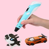 3D Printing Pen With Display - Includes 3D Pen School, Office & Art Supplies - Tophatter Daily Deals