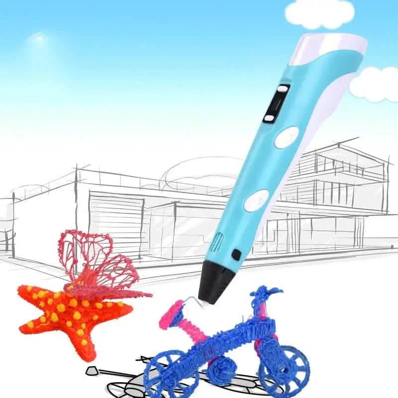 3D Printing Pen With Display - Includes 3D Pen School, Office & Art Supplies - Tophatter Daily Deals