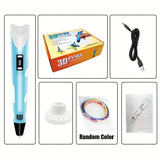 3D Printing Pen With Display - Includes 3D Pen School, Office & Art Supplies - Tophatter Daily Deals