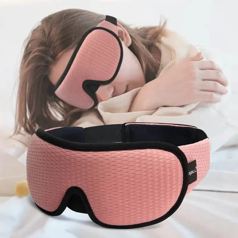 3D Sleeping Mask 100% Blackout Blindfold Sleep Mask Health & Wellness - Tophatter Daily Deals