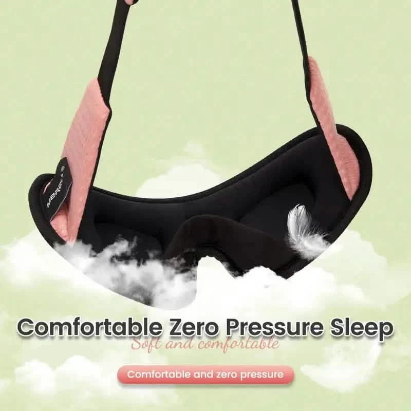3D Sleeping Mask 100% Blackout Blindfold Sleep Mask Health & Wellness - Tophatter Daily Deals
