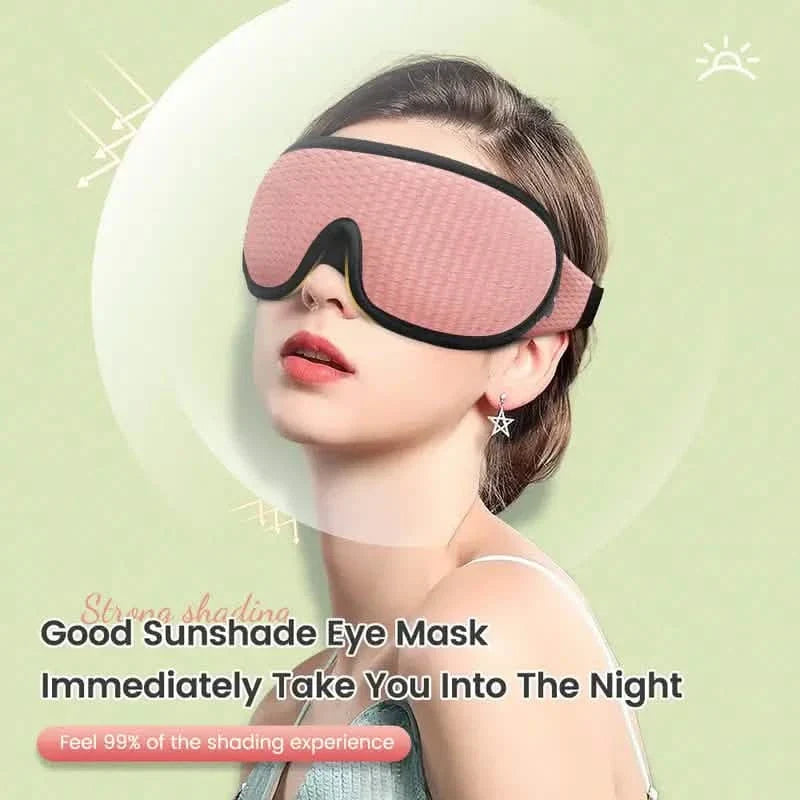 3D Sleeping Mask 100% Blackout Blindfold Sleep Mask Health & Wellness - Tophatter Daily Deals