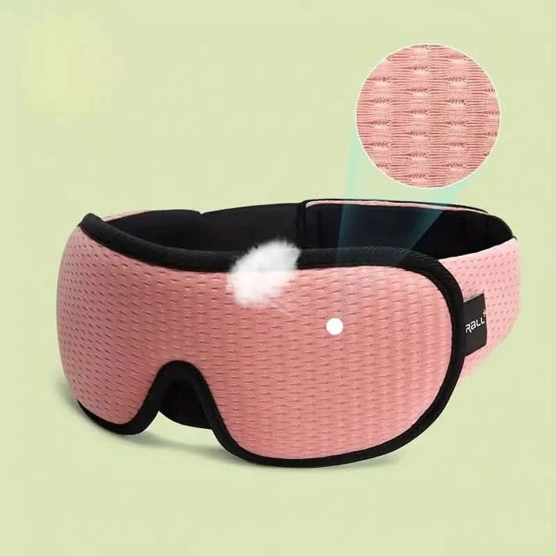 3D Sleeping Mask 100% Blackout Blindfold Sleep Mask Pink Health & Wellness - Tophatter Daily Deals