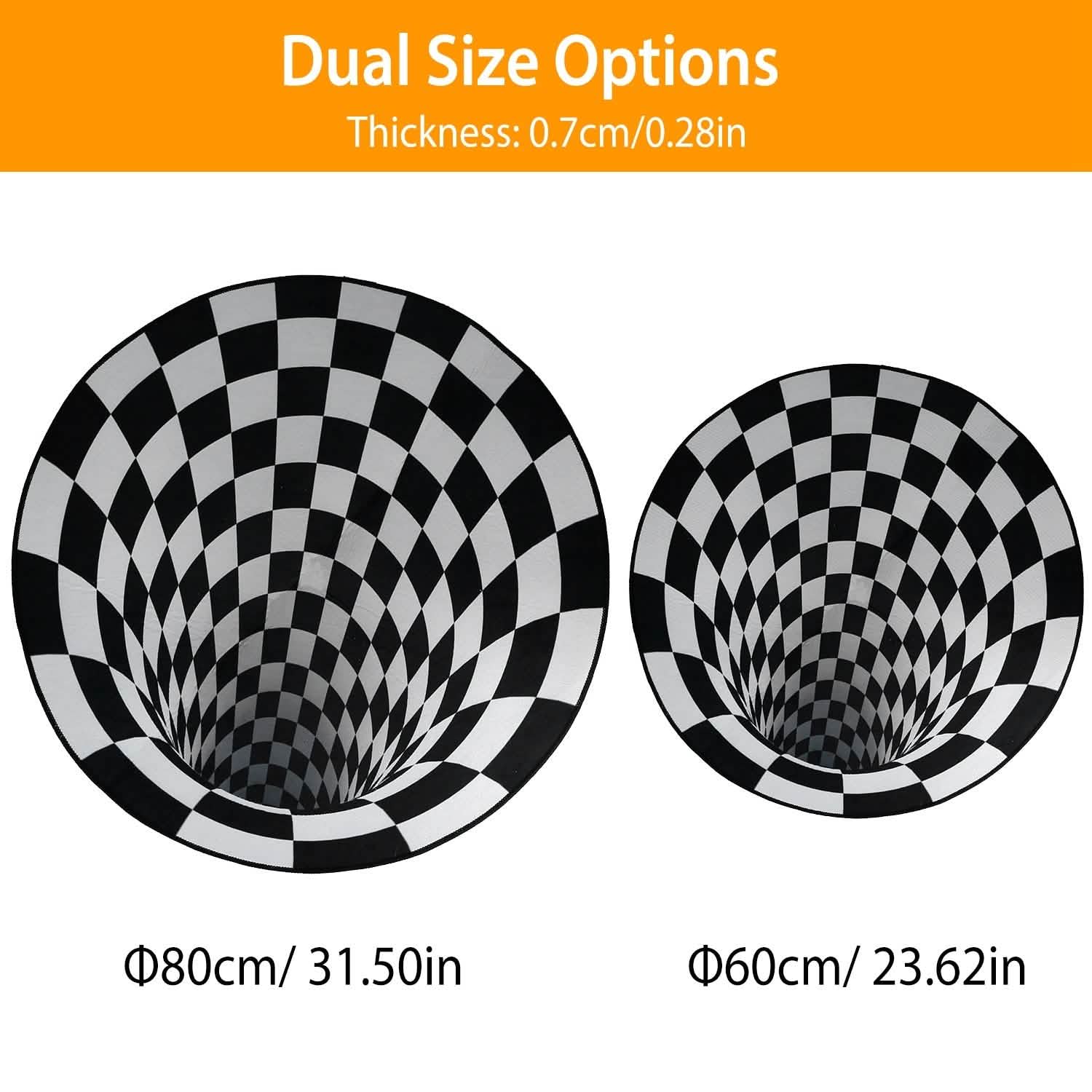3D Visual Floor Area Anti-Slip Mat Furniture & Decor - Tophatter Daily Deals