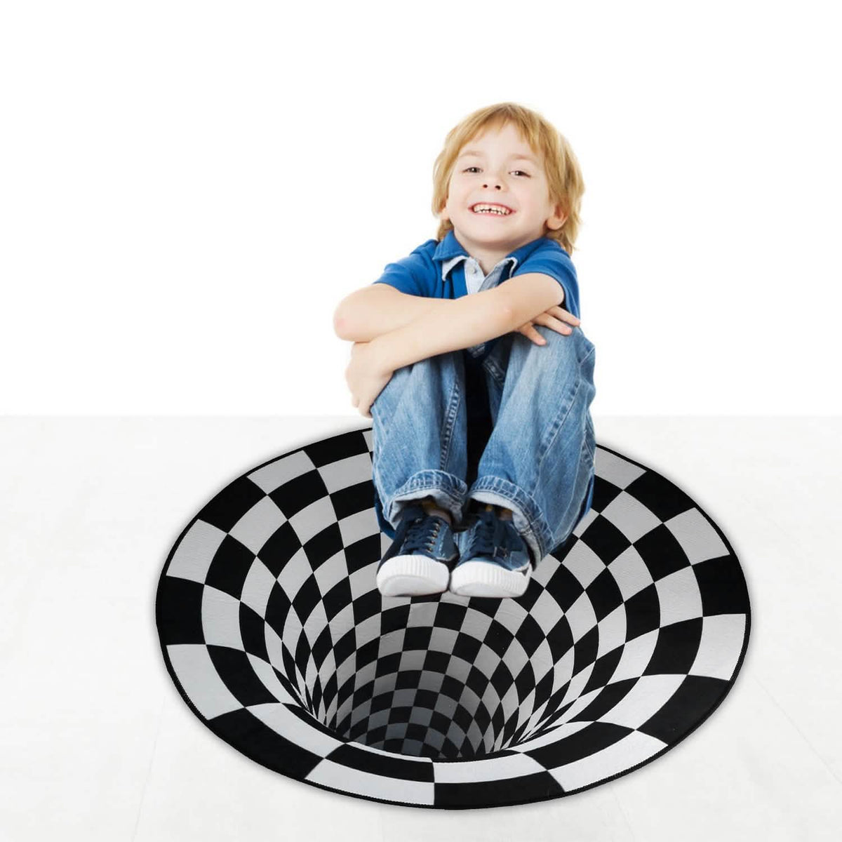 3D Visual Floor Area Anti-Slip Mat Furniture & Decor - Tophatter Daily Deals
