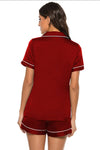 Printed Button Up Short Sleeve Top and Shorts Lounge Set Loungewear Sets Apparel & Accessories H#Y HOT DEALS HOME PAGE Lingerie Sleepwear Loungewear Loungewear Sets New Deals Sexy sexy lingerie Ship From Overseas Ship from USA Sleep Sleepwear Sleepwear & Loungewear USA USA STOCK - Tophatter Daily Deals And Savings