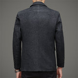 Autumn And Winter New Tweed Blazer 0 - Tophatter Daily Deals