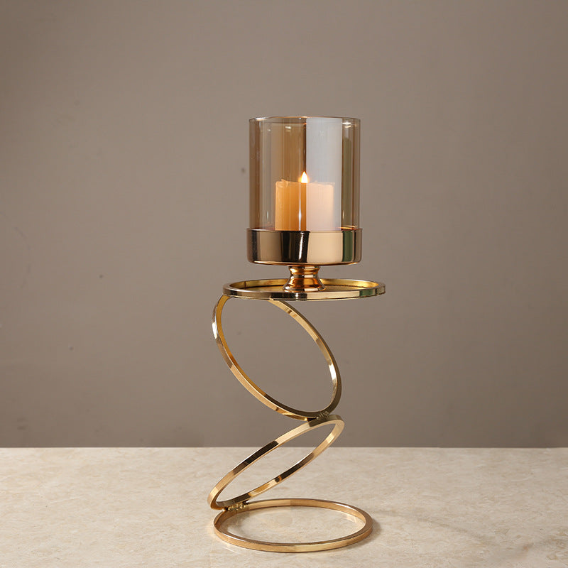 Aromatherapy Candle Holder Table Decoration Glass Ornaments Picture color S 0 - Tophatter Daily Deals