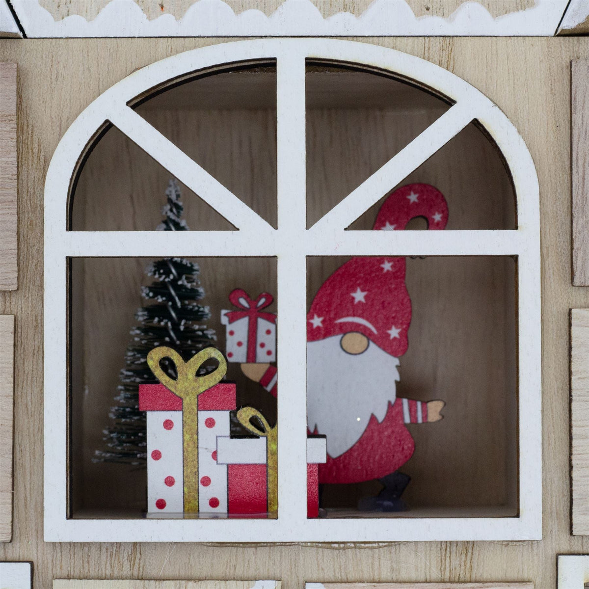 Santa House Advent Calendar with 24 Drawers | Wooden Christmas Advent Calendar Advent Calendar - Tophatter Daily Deals