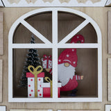 Santa House Advent Calendar with 24 Drawers | Wooden Christmas Advent Calendar Advent Calendar - Tophatter Daily Deals