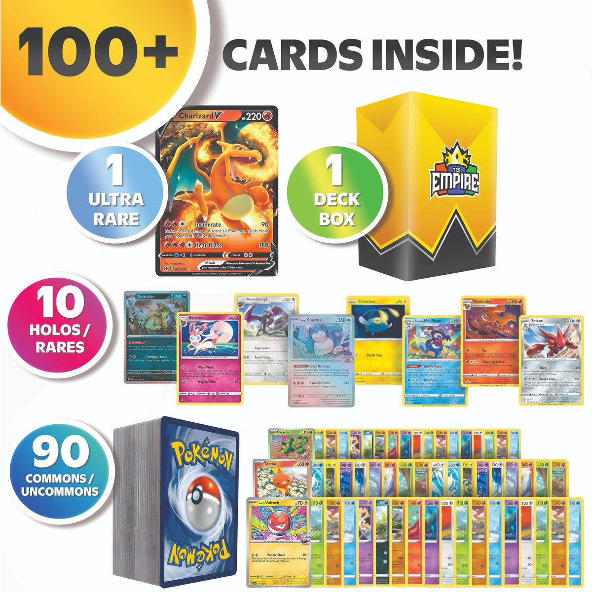 Pokémon Ultra Rare Battle Bundle – 100+ Cards Guaranteed Toys & Games - Tophatter Daily Deals