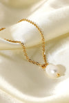 Freshwater Pearl Pendant Necklace Necklaces - Tophatter Daily Deals