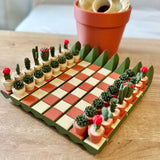 Cactus Succulent 3D Printed Chess Set Decor - Tophatter Daily Deals