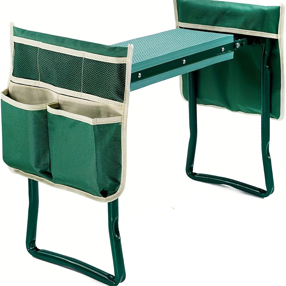 Garden Kneeling Chair with Cushion and Tool Bag Garden Arches, Trellises, Arbours & Pergolas - Tophatter Daily Deals