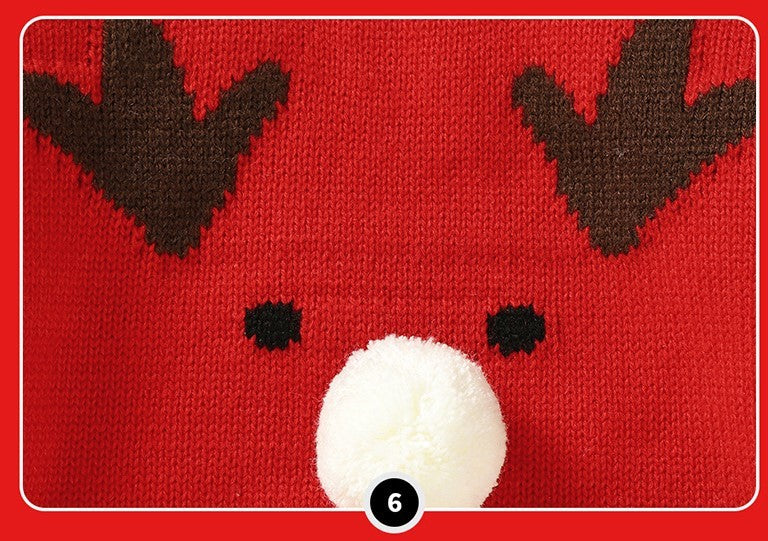 Baby Knitted Jumpsuits Christmas Cute Clothes And Hats 0 - Tophatter Daily Deals