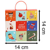 Cat Toy Advent Calendar | 9-Piece Festive Countdown Christmas Cat Toys Advent Calendar - Tophatter Daily Deals
