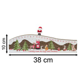 Children's Winter Wonderland Wooden Christmas Advent Calendar Block - 38cm Advent Calendar - Tophatter Daily Deals