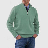 Soft Men's Stand Collar Sweater - Slim Fit, Acrylic Green 3D Changing Face Moving Picture Frame - Tophatter Daily Deals
