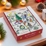 Quentin Blake Charity Christmas Cards | Box of 20 Christmas Cards with 5 Designs Greeting Card - Tophatter Daily Deals