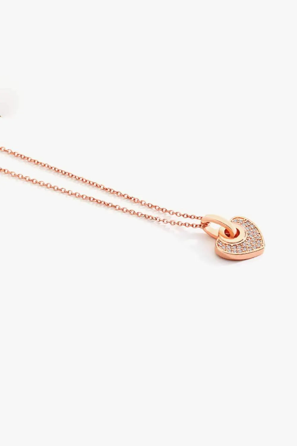 Crystal Heart Pendant Necklace Necklaces - Tophatter Daily Deals