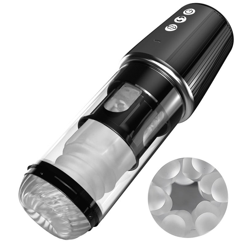 Widowmaker - Rotating Sucking Enjoy Inflation & Twist Massage Fun Masturbation Stroker Masturbation Cup - Tophatter Daily Deals