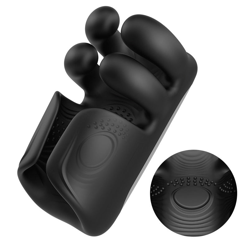 Acmejoy - Evans 10 Pinch Beating Finger Vibrations Penis Vibrator Male Glans Trainer Penis Vibrators - Tophatter Daily Deals