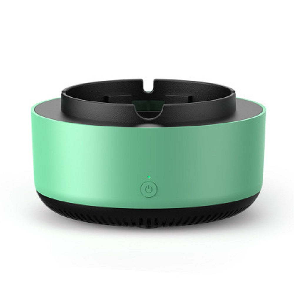 Air Purifier Ashtray Intelligent Electronic Ashtray For Filtering Second-Hand Smoke From Cigarettes Remove Smoking Home Office Green 4 - Tophatter Daily Deals