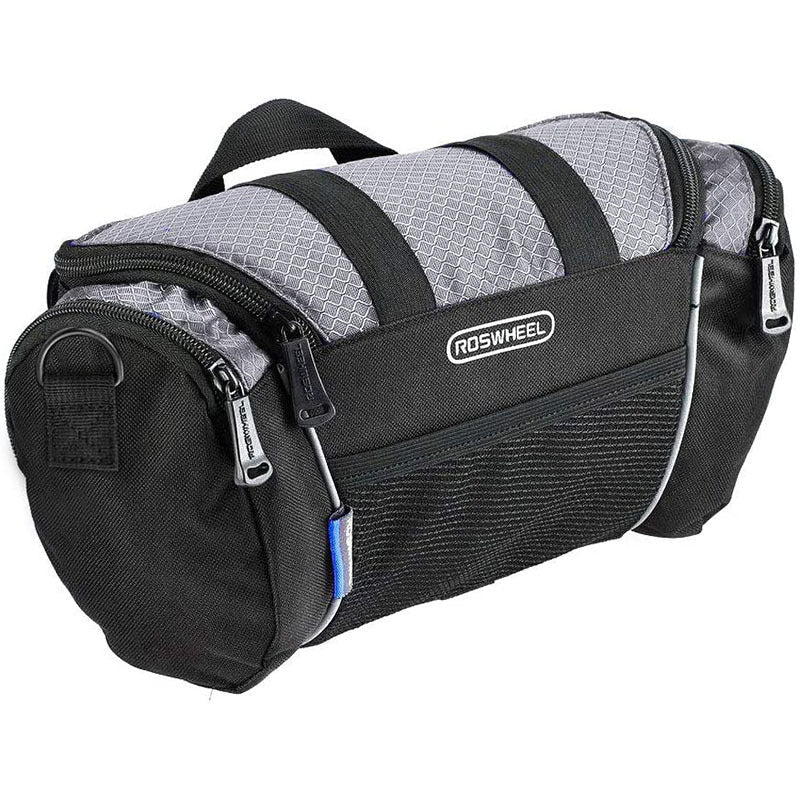 Bicycle Mountain Bike Handlebar Bag Front Bag Bicycle Beam Bag Front Bag Silver gray 0 - Tophatter Daily Deals