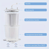 Manual Laundry Machine Hand Crank Washing Machines - Tophatter Daily Deals