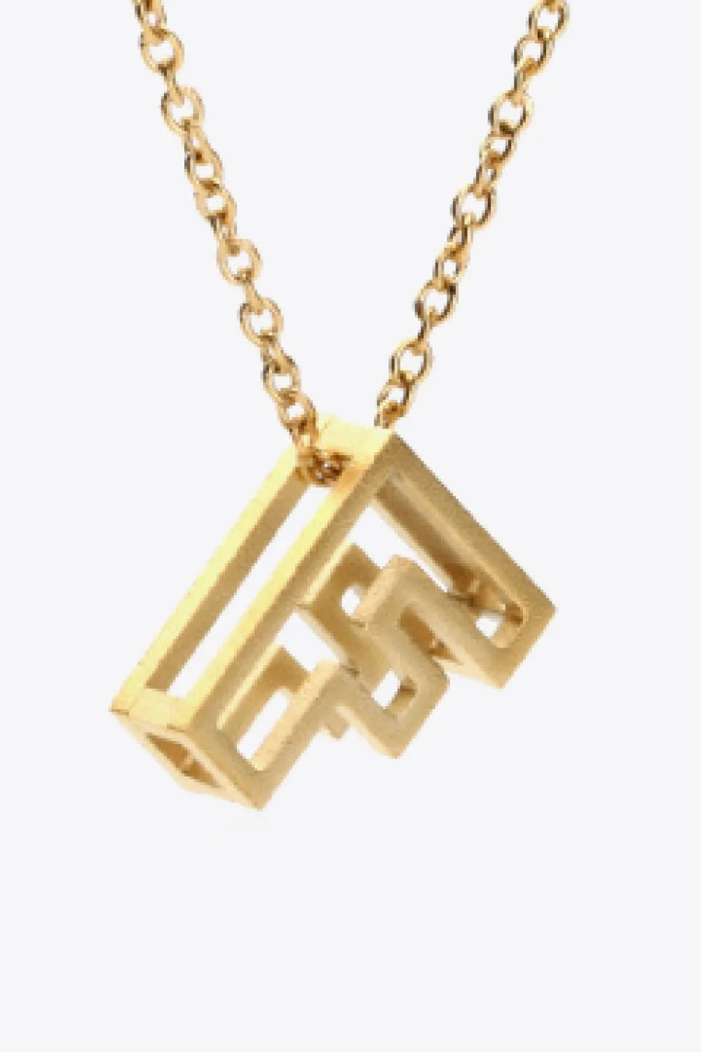 A to J Letter Pendant Nekclace Necklaces - Tophatter Daily Deals