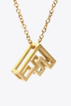 A to J Letter Pendant Nekclace Necklaces - Tophatter Daily Deals