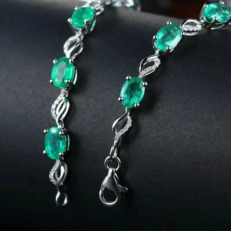 Azza™ Emerald Bracelet Bracelets - Tophatter Daily Deals