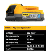 20V Blade Battery Polymer Lightweight Compact Powerful Power Lithium Battery 0 - Tophatter Daily Deals