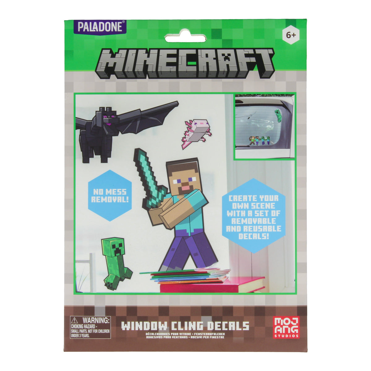 Minecraft Window Cling Decals
