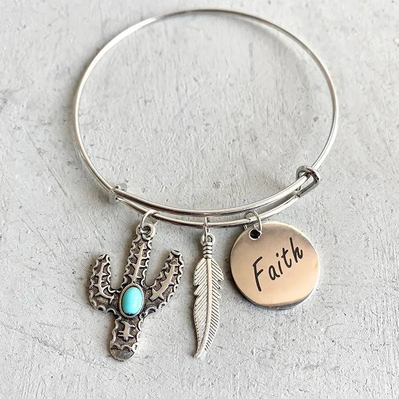 Multi-Charm Alloy Bracelet Style A One Size Bracelets - Tophatter Daily Deals