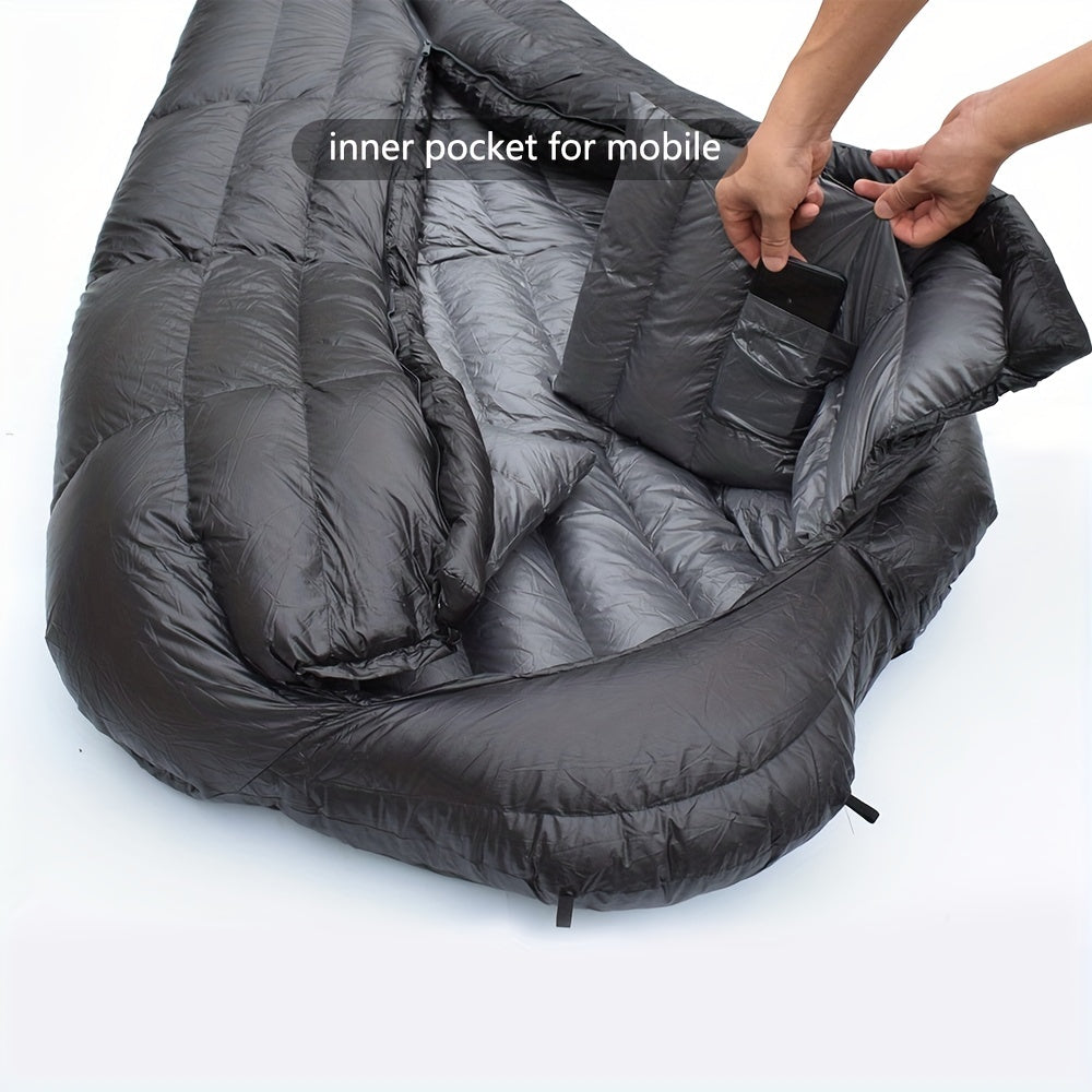 Winter Down Sleeping Bag Zipper Closure Outdoor Recreation > Camping > Sleeping Bags - Tophatter Daily Deals
