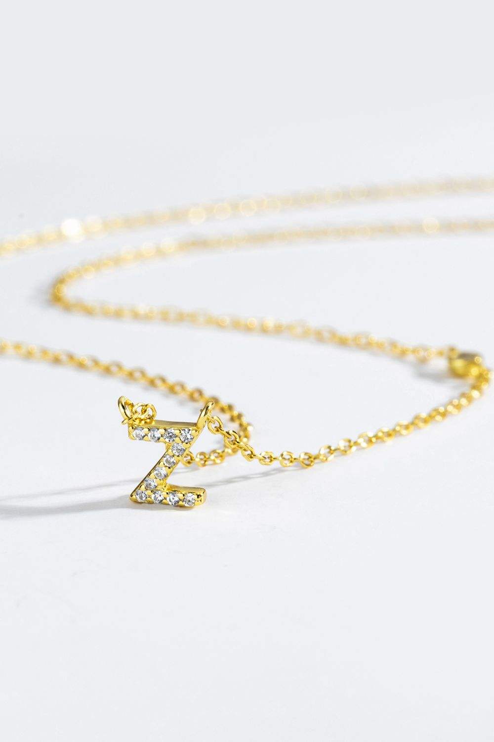 V To Z Zircon 925 Sterling Silver Necklace Necklaces - Tophatter Daily Deals