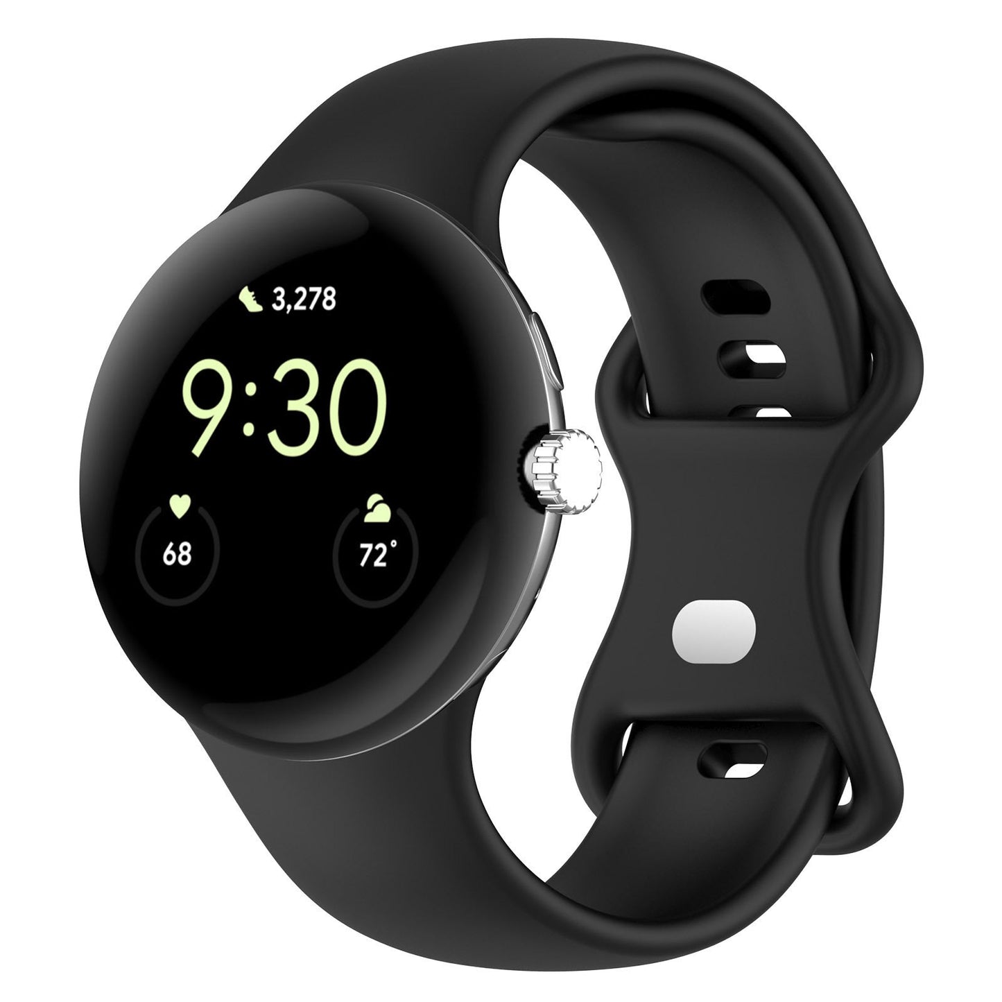 Applicable To Google Smart Watch Strap Black Google Pixel Watch2 0 - Tophatter Daily Deals