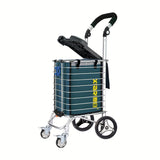 Folding Trolley with Cover for Kitchen and Dining Kitchen Islands & Carts - Tophatter Daily Deals
