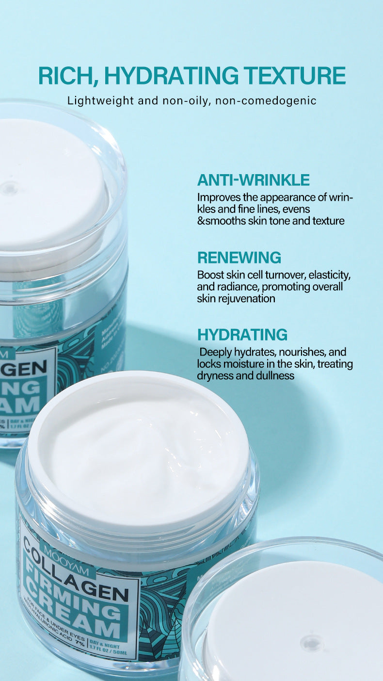 Anti-Wrinkle Face Cream Containing Hyaluronic Acid Hydrating High Moisturizing Fade French 0 - Tophatter Daily Deals