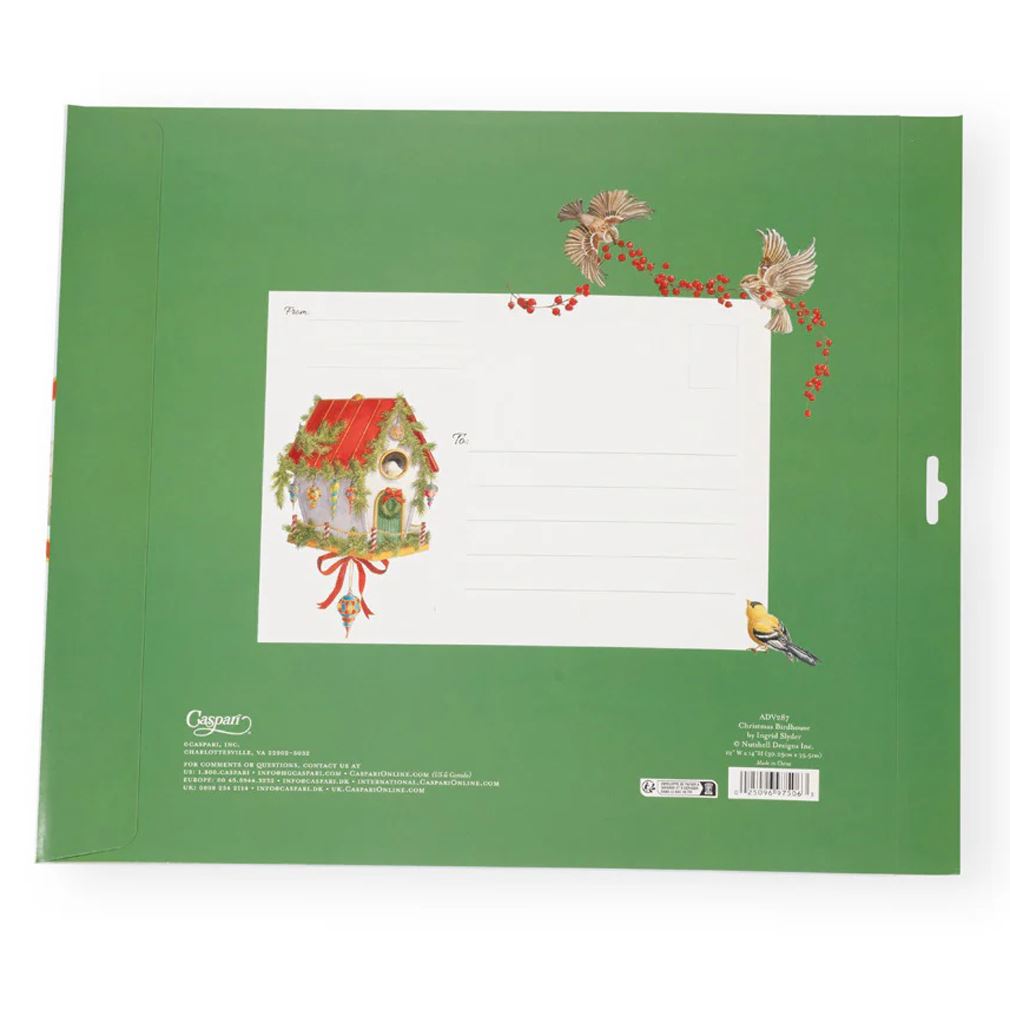 Pop-up 3D Birdhouses Christmas Advent Calendar | Freestanding Advent Calendar Advent Calendar - Tophatter Daily Deals