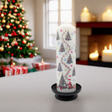 Christmas Trees Advent Pillar Candle | Christmas Advent Calendar Candle - 20cm Advent Candle - Tophatter Daily Deals
