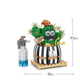 Blossom Pot Simulation Green Plant Household Decoration Toys Cactus2 No accessories 0 - Tophatter Daily Deals