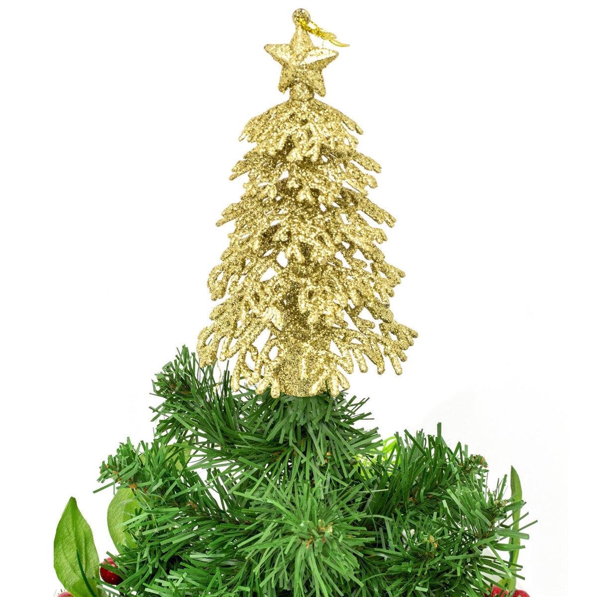 Gold Glitter Christmas Tree Shaped Hanging Decoration | Novelty Hanging Christmas Tree Ornament | Xmas Bauble Christmas Bauble Christmas Decor Tree Decoration - Tophatter Daily Deals