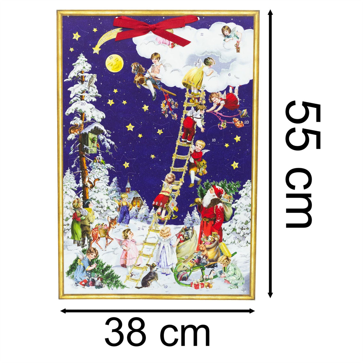 Angels on Christmas Eve Advent Calendar | Traditional Large Advent Calendar Advent Calendar - Tophatter Daily Deals
