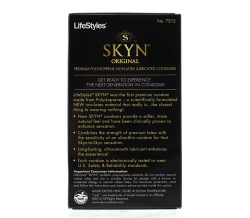 Skyn Original - Non-Latex Lubricated Condoms - 3 Pack > Essentials > Condoms - Tophatter Daily Deals